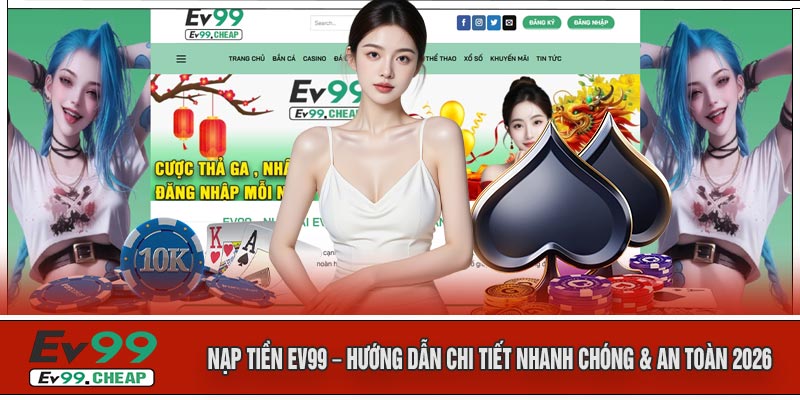 Nạp Tiền EV99 – Hướng Dẫn Chi Tiết Nhanh Chóng & An Toàn 2026